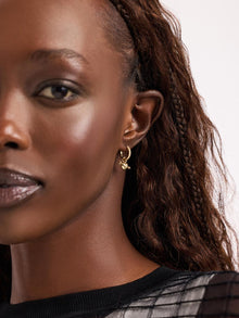 14K Gold Plated Arrow Heart Love Vday Earring Charms For Women Ana Luisa Cupid_S Heart Charms