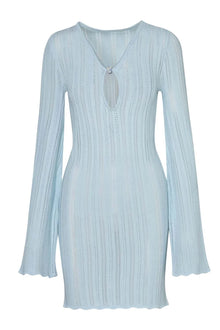 Lion Mini Dress | Crystal Blue
