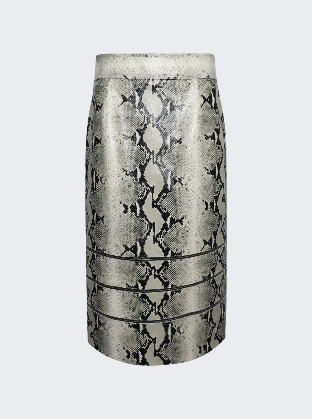 Women | Khaite | Isla Leather Skirt | Natural