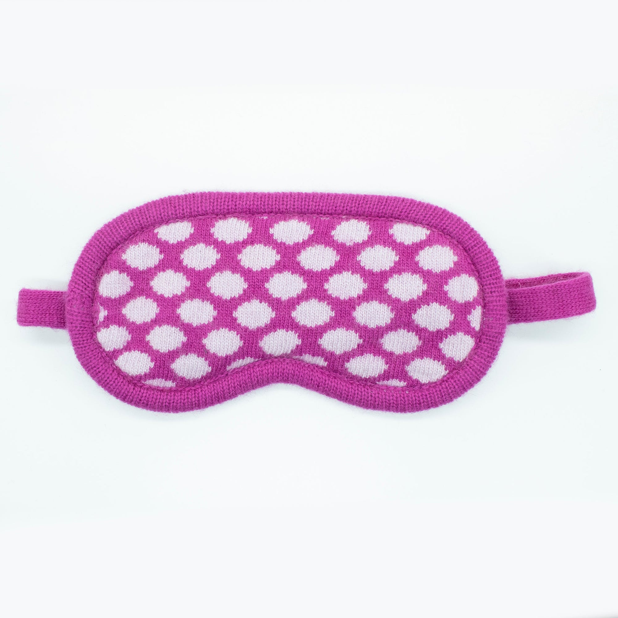 Eyemask In Polka Dots Design | Pink