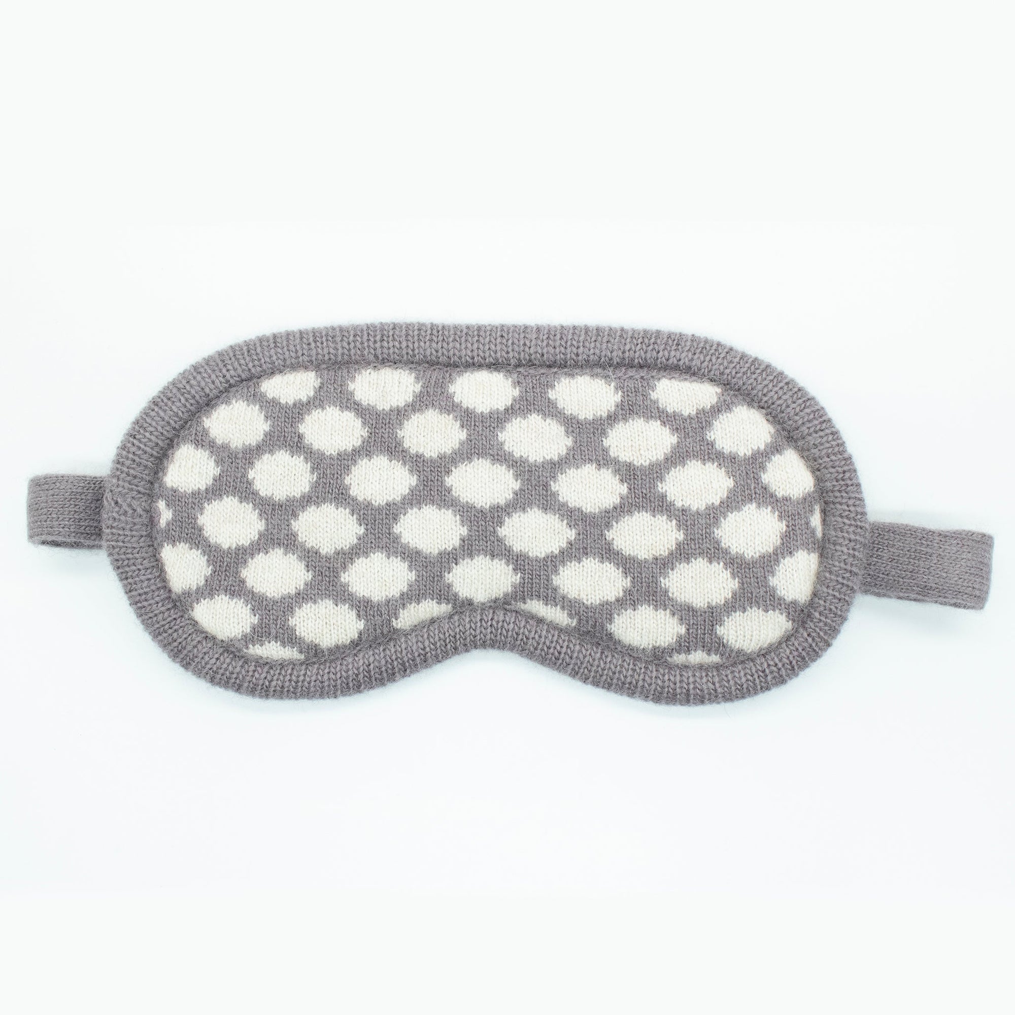 Eyemask In Polka Dots Design | Grey