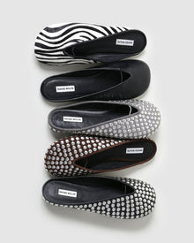 Womens | Pippa Pony Flat | Zebra