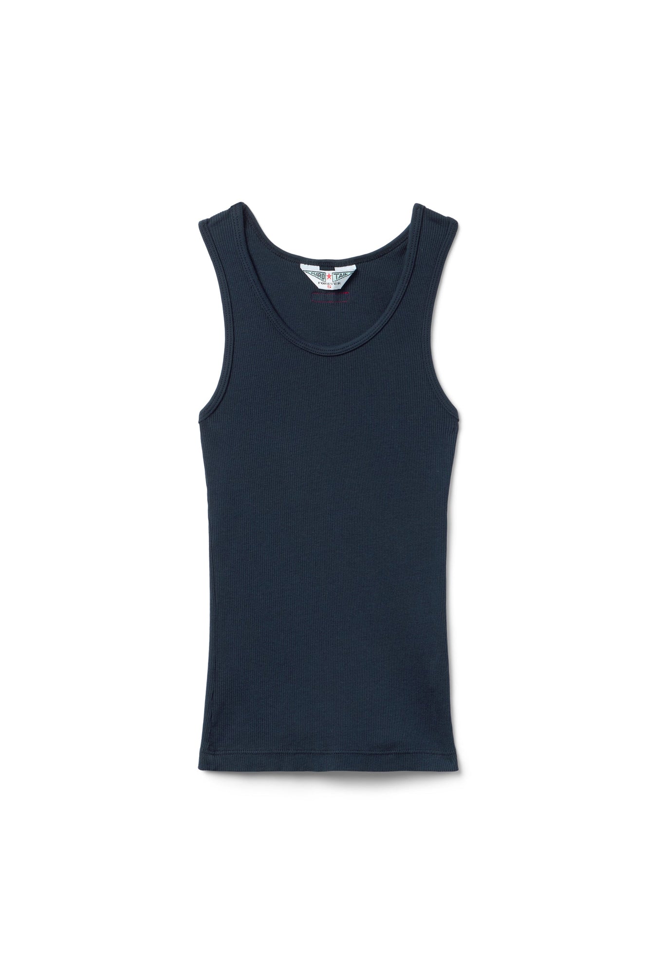 Women | Vintage Fitted Ribbed Tank | Past Midnight