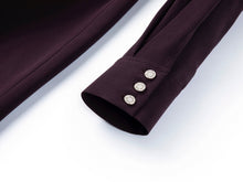 Sanding Mulberry Silk Dress | Purple