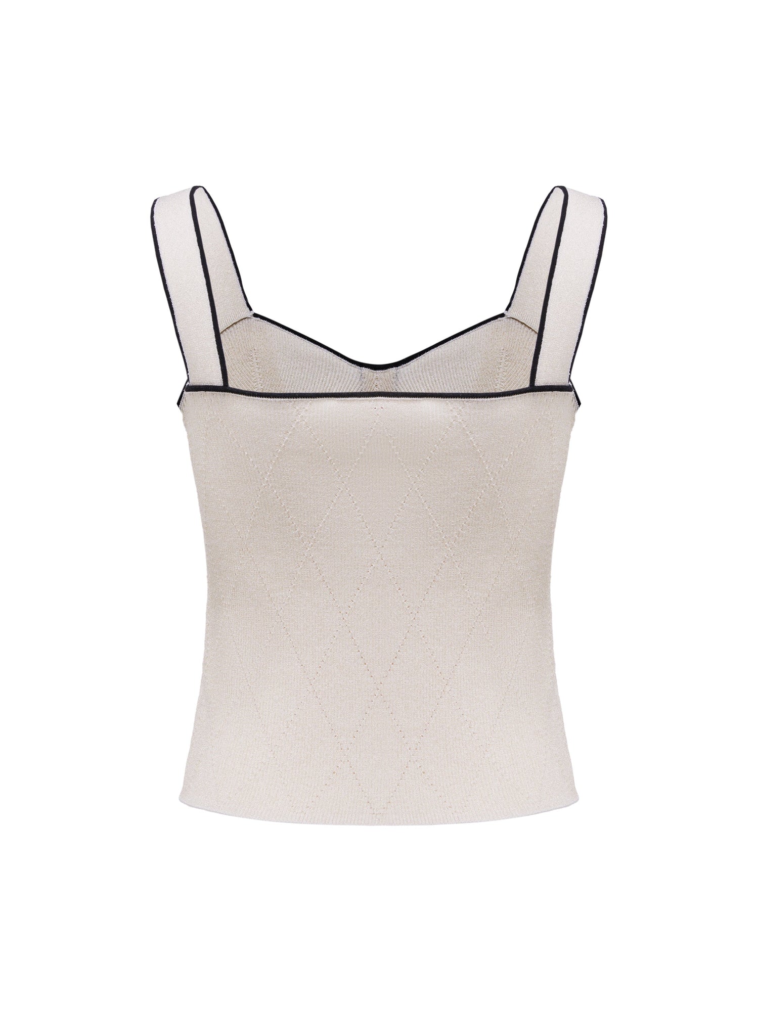 Crepe Vest | Beige