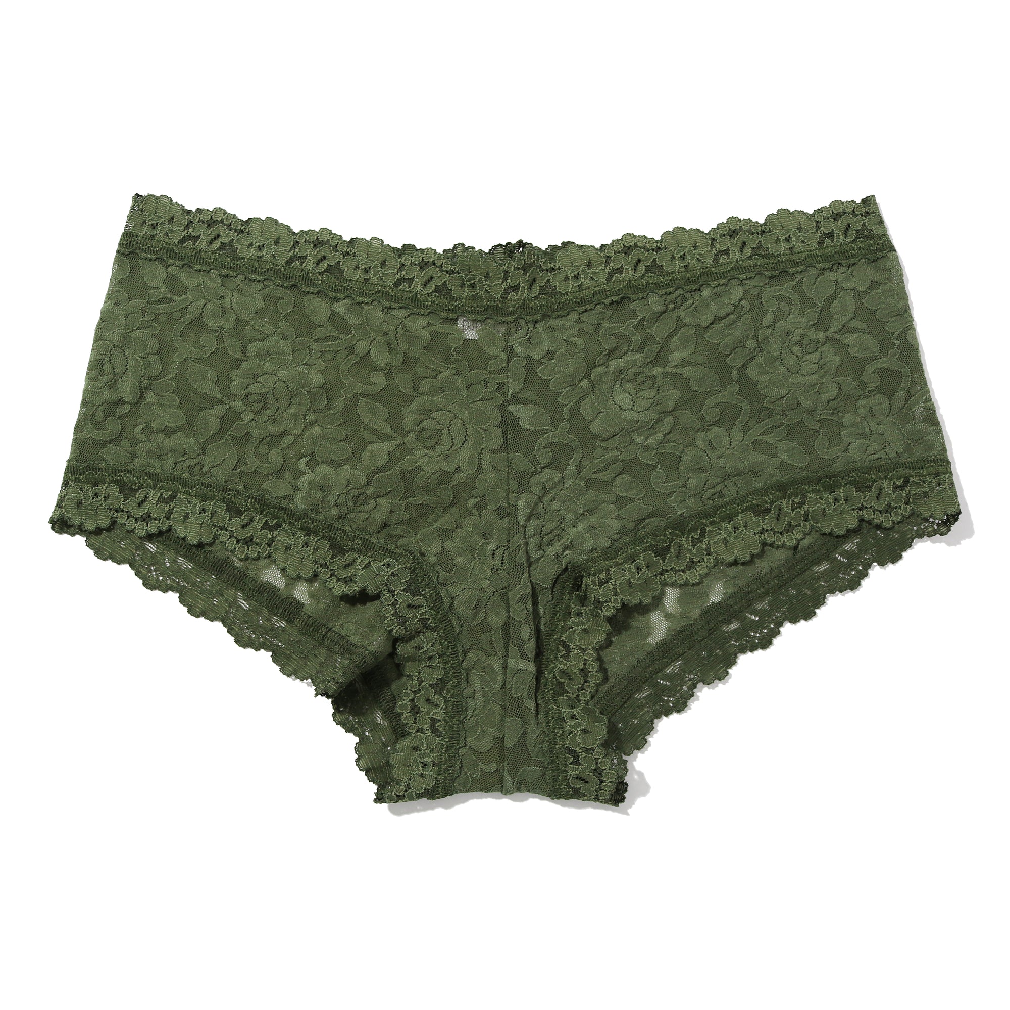 Signature Lace Boy Short | Herb Green