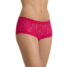 Signature Lace Boy Short | Sealed With A Kiss (Pink)