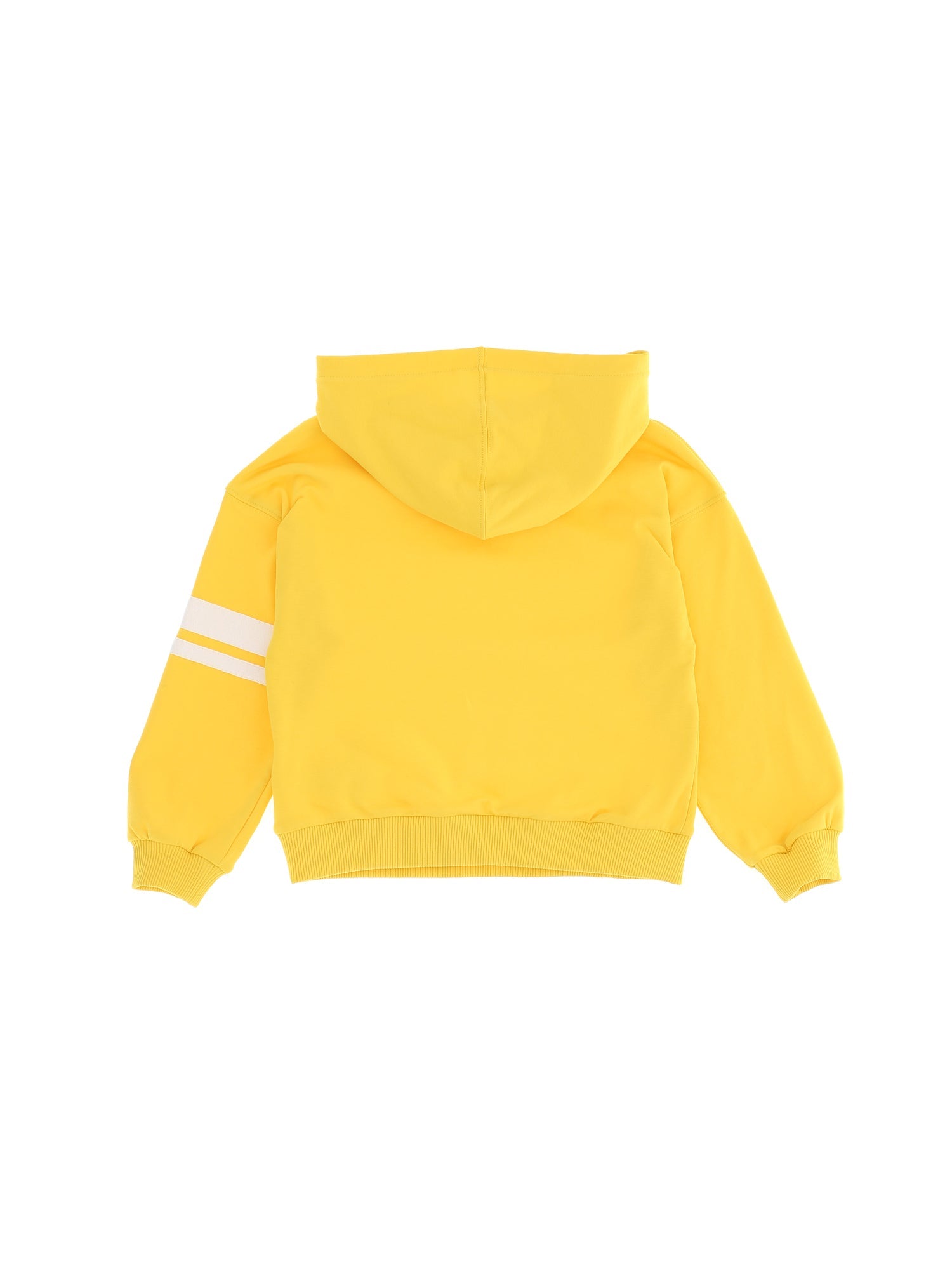 Girls | Two-Tone Cropped Sweatshirt | Dark Yellow