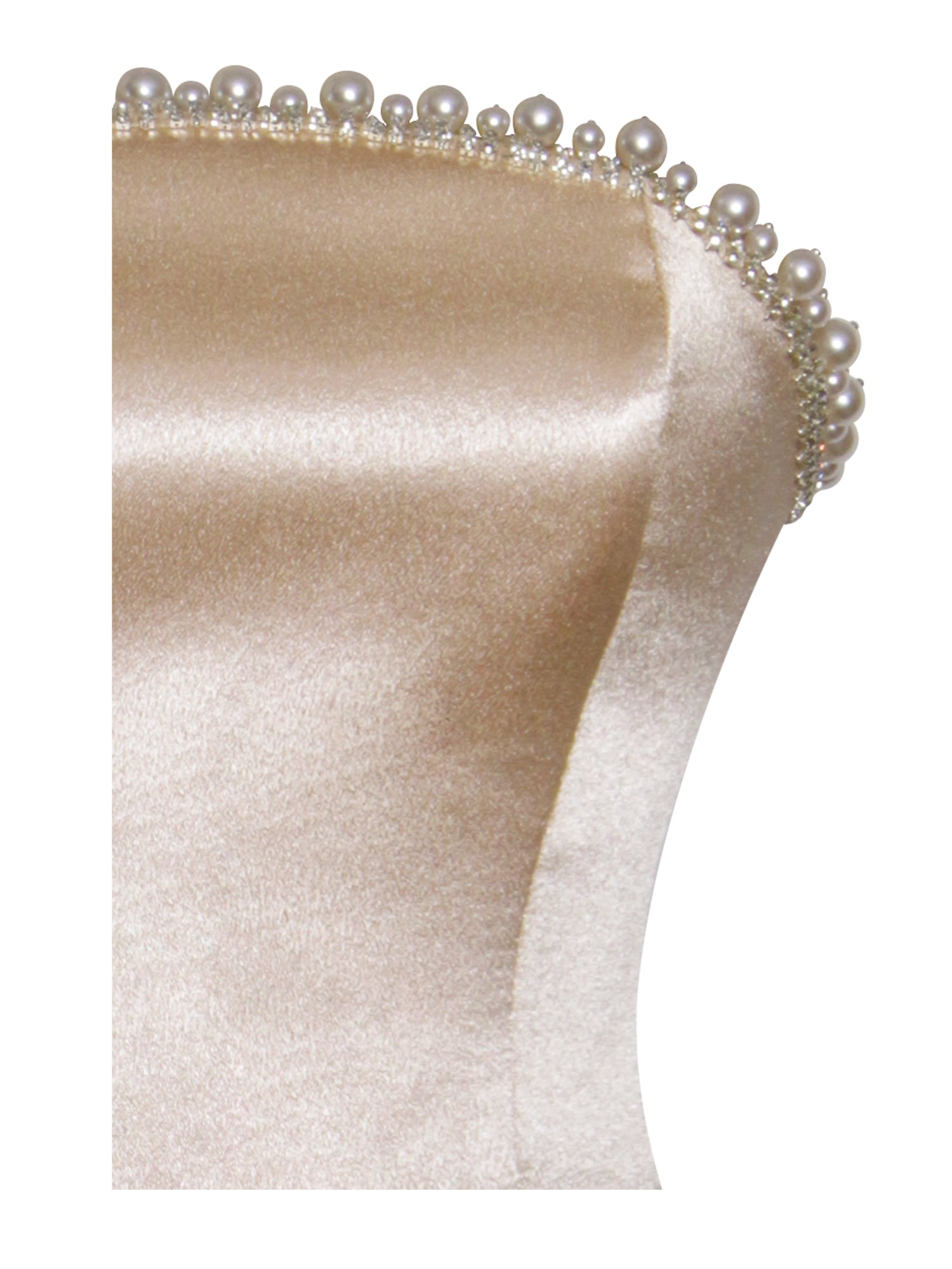 Paisley Pearl Trim Sleeveless Mini Dress | Gold