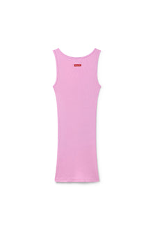 Women | Vintage Scoop Neck Extra Long Tank | Violet