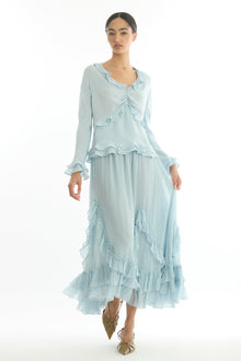Sander Blouse | Powder Blue