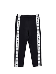 Girls | Maxilogomania Jersey Leggings | Black