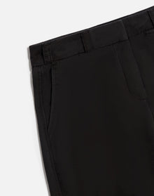 Womens | Mid Rise Wide Leg Trouser | Washed Black