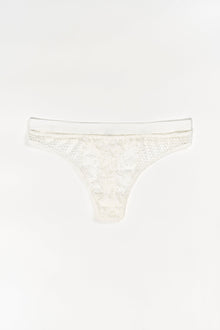 Petunia Thong | Ivory