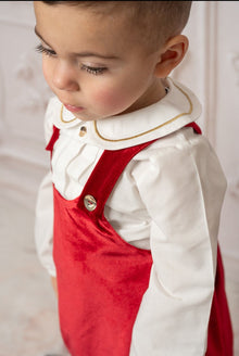 Victor Ceremony Romper and Shirt | Red/White