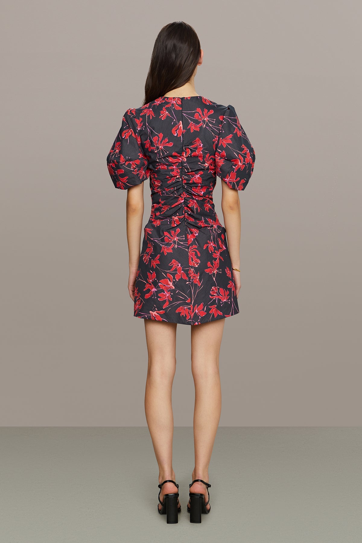 Amur | Tanner Puff Sleeve Mini | Floral Breeze