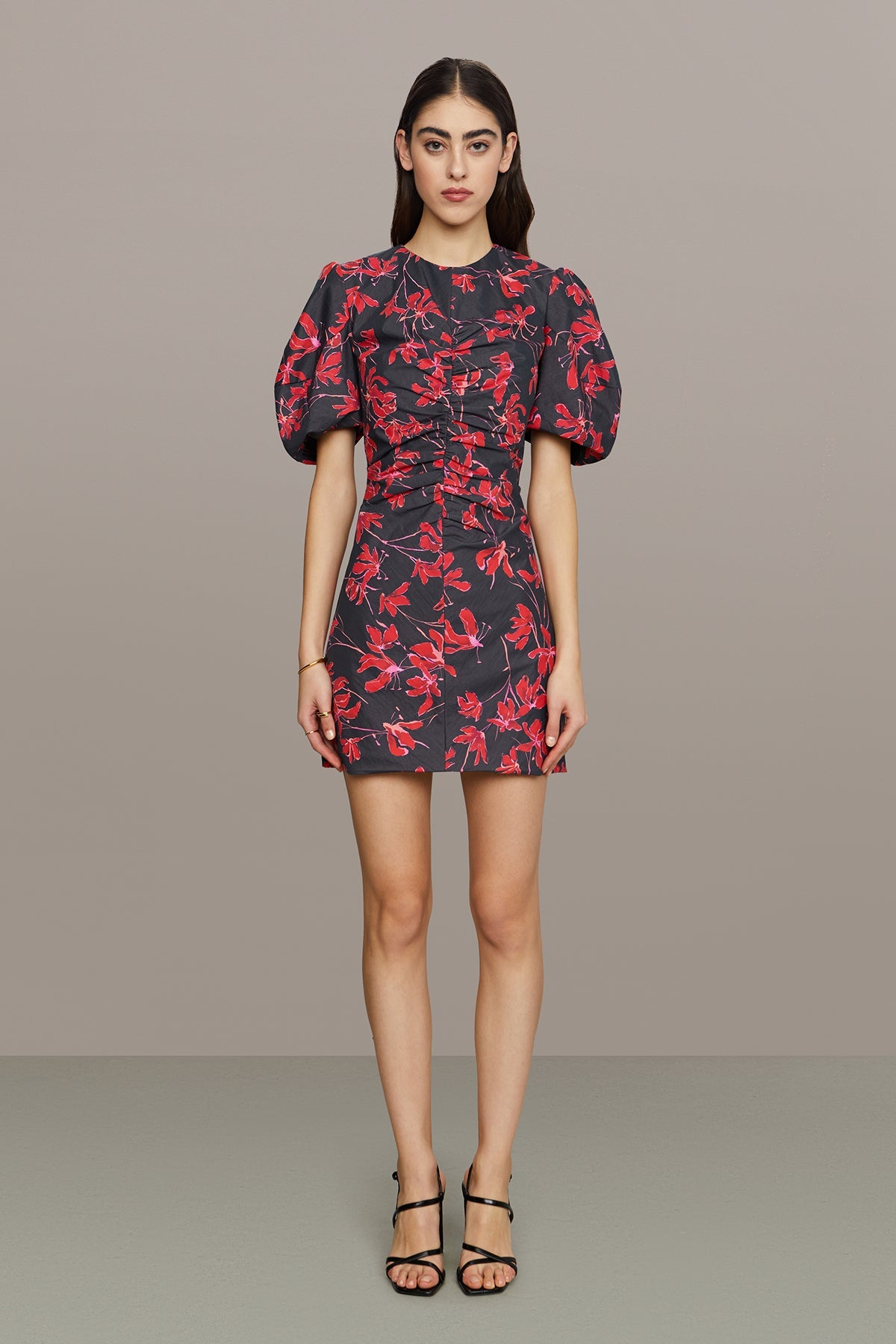 Amur | Tanner Puff Sleeve Mini | Floral Breeze