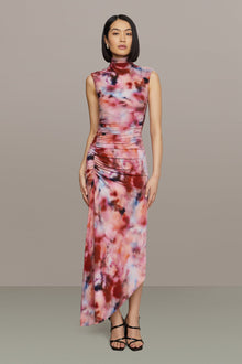 Amur | Kai Printed Jersey Dress | Ethereal Clouds