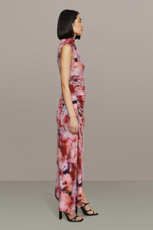 Amur | Kai Printed Jersey Dress | Ethereal Clouds