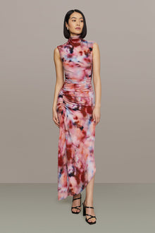 Amur | Kai Printed Jersey Dress | Ethereal Clouds
