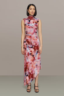 Amur | Kai Printed Jersey Dress | Ethereal Clouds