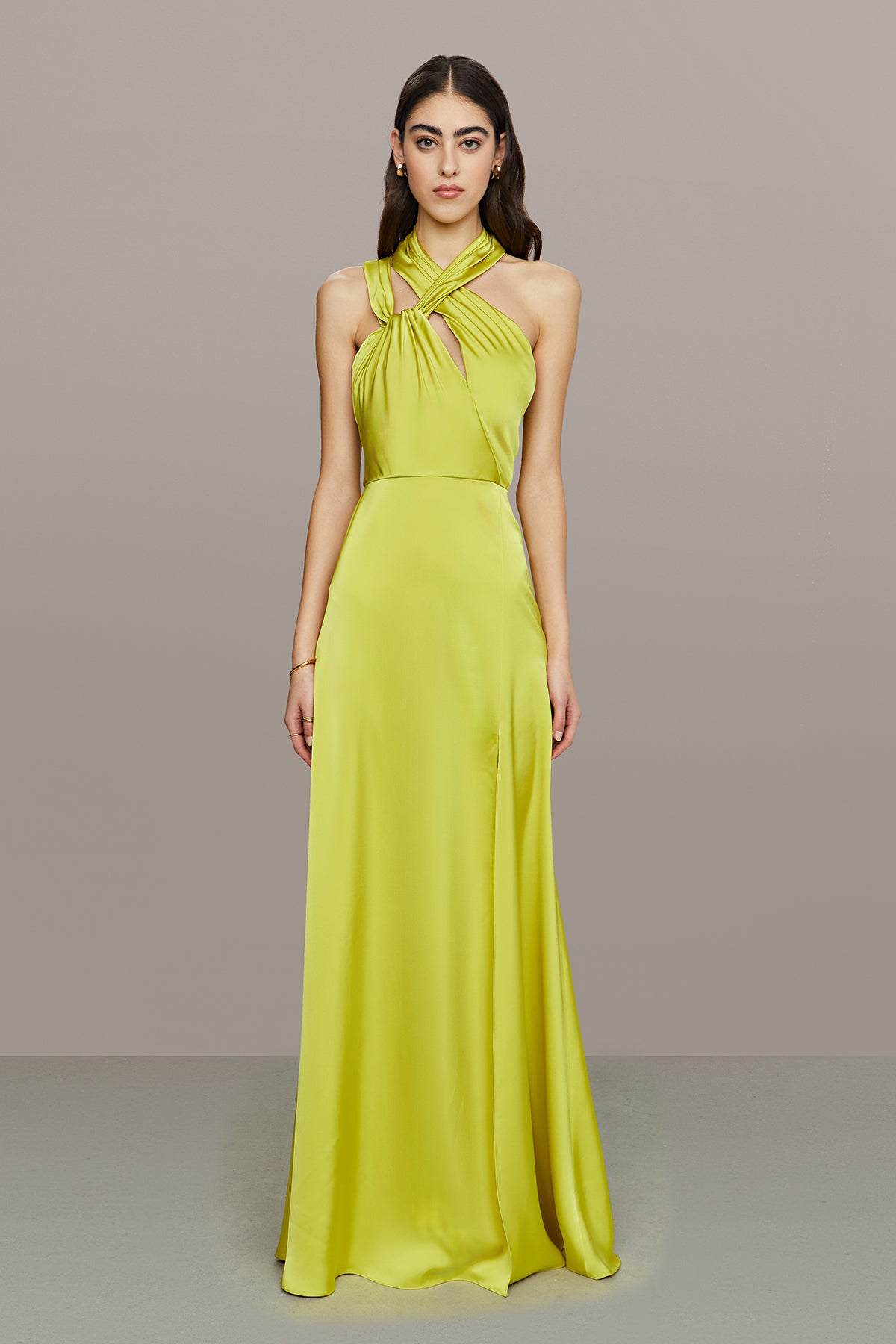 Amur | Allen Strappy Gown | Lily Pad