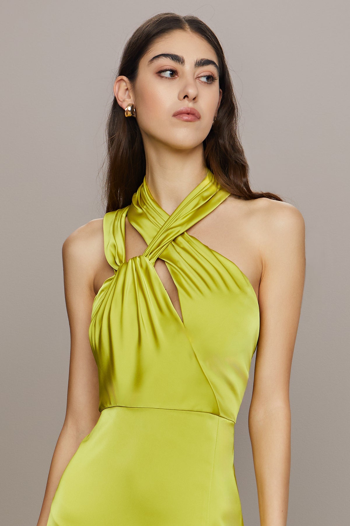 Amur | Allen Strappy Gown | Lily Pad