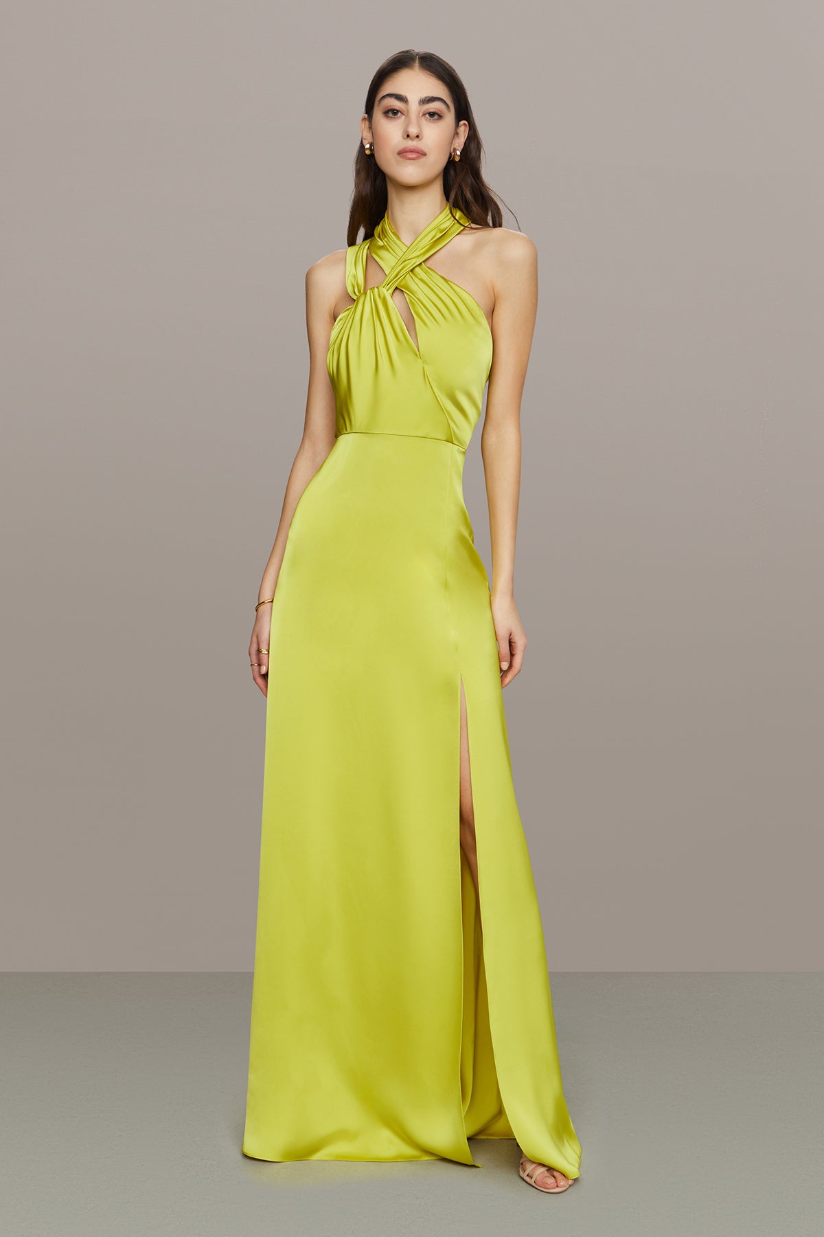 Amur | Allen Strappy Gown | Lily Pad