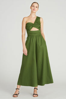 Amur | Parris One Shoulder Jumpsuit | Military