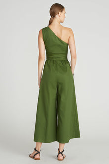 Amur | Parris One Shoulder Jumpsuit | Military