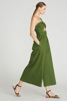 Amur | Parris One Shoulder Jumpsuit | Military
