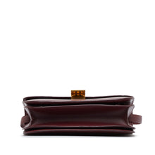 Céline Pre-Owned Medium Calfskin Classic Box | Women | Red x Burgundy