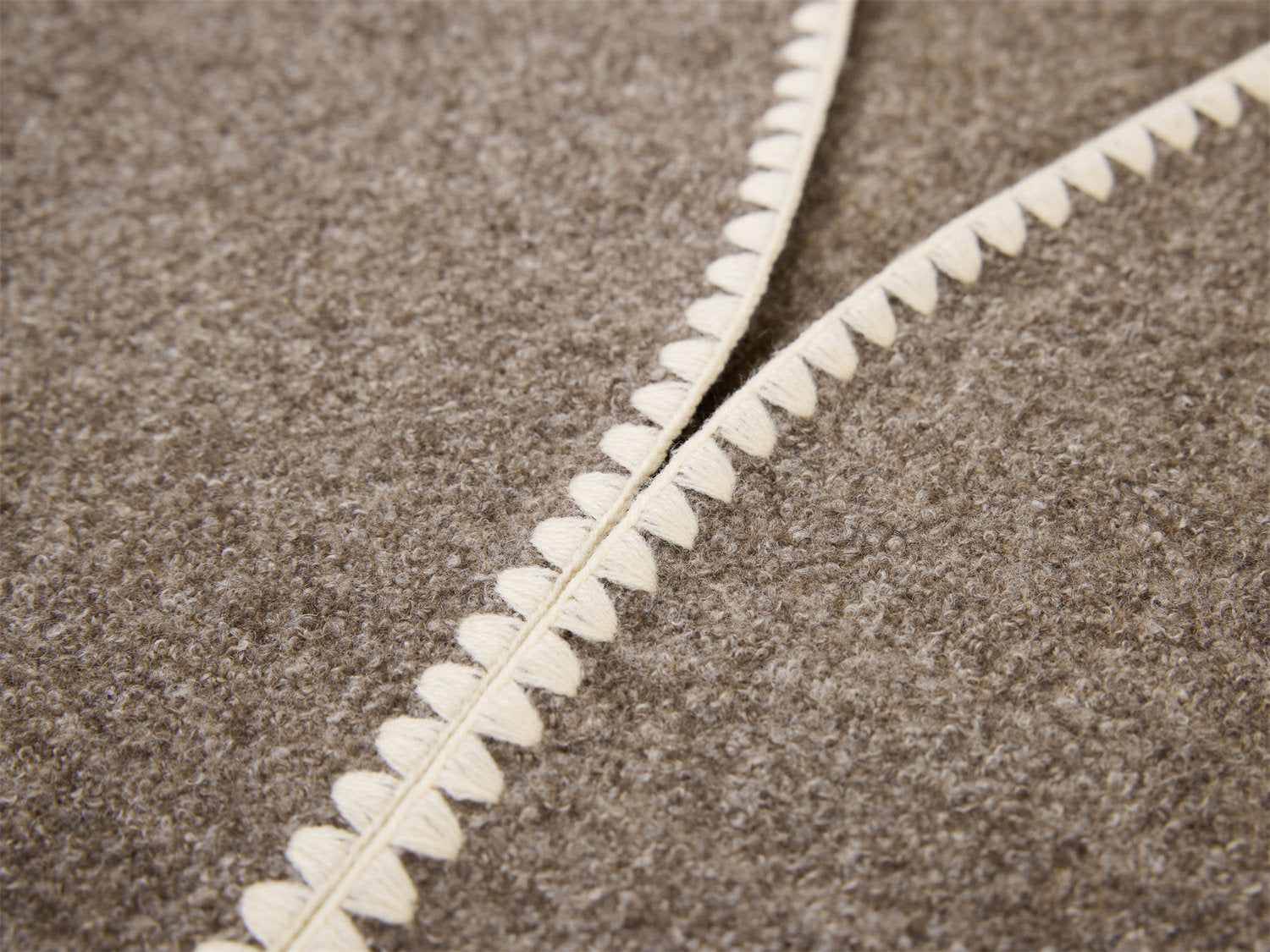 Yak Cashmere Loop Knit Coat | Camel