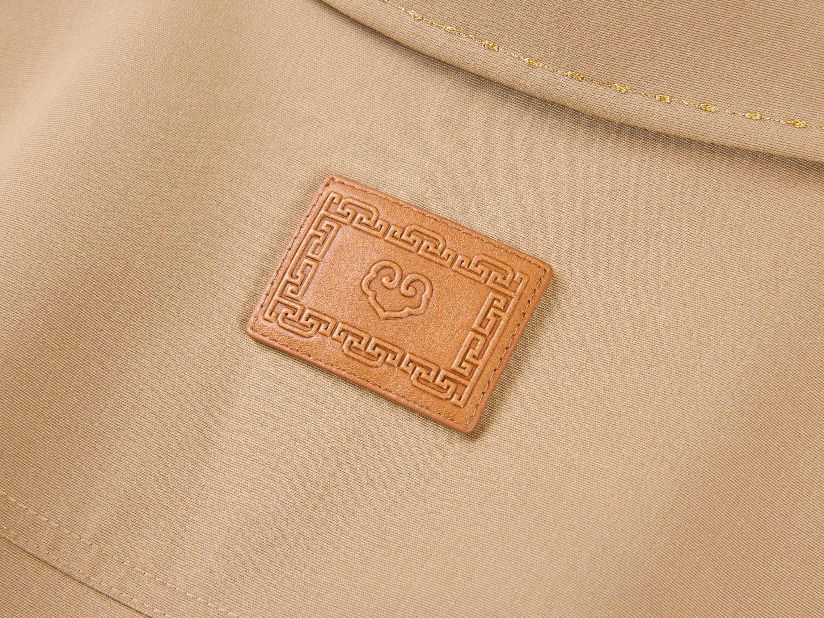 Wool Elegant Waist-Defining Slim-Fit Dress | Khaki
