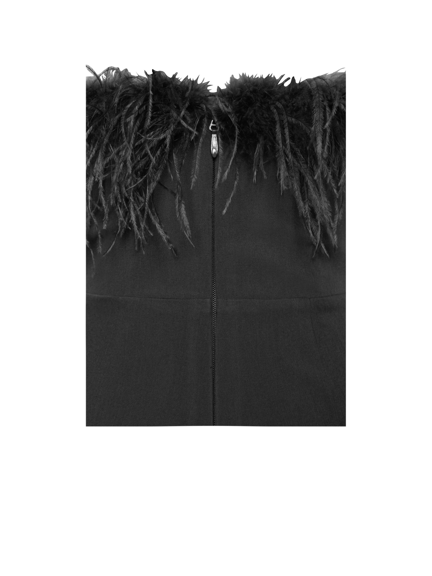 Kylan Feather Jumpsuit | Black