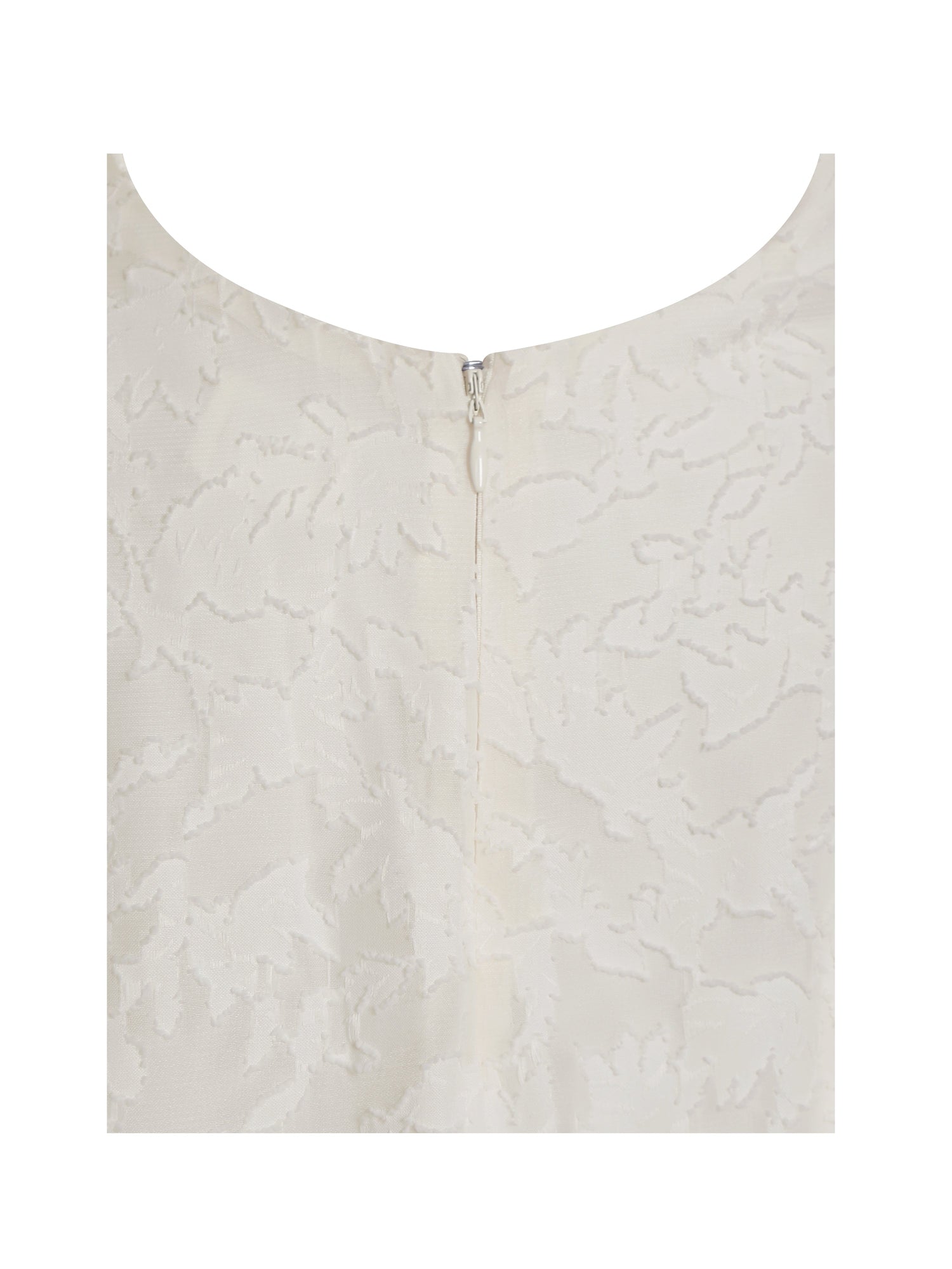 Pandora Bubble Sleeve Backless Maxi Dress | White