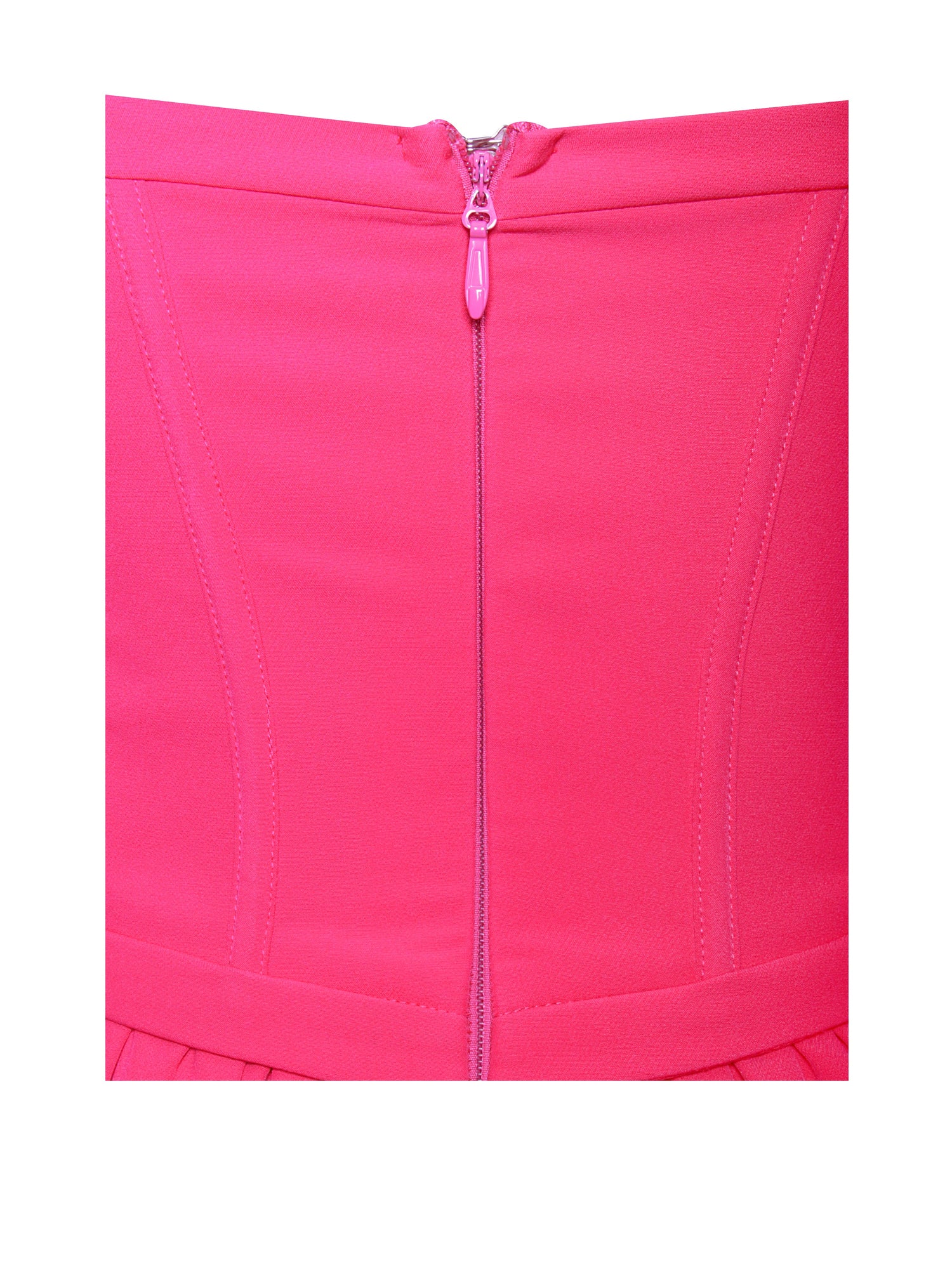 Maia Halter Neck Corset Midi Sundress | Fuchsia