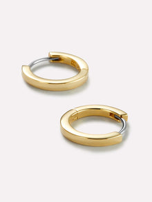 14K Gold Plated Bar Dagger Paired Set Huggie Hoops Earring Charms Ana Luisa Sleek Charms Starter Kit