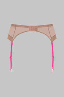 Garter Belt - Corps à Corps - Ginger snap/Neon Pink