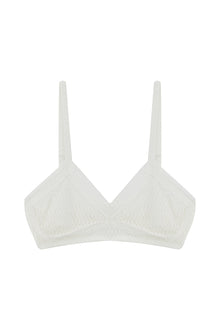 Kaia Soft Triangle Bra | Ivory