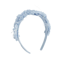 Skylar Blue Tulle Ruffle Headband | Blue