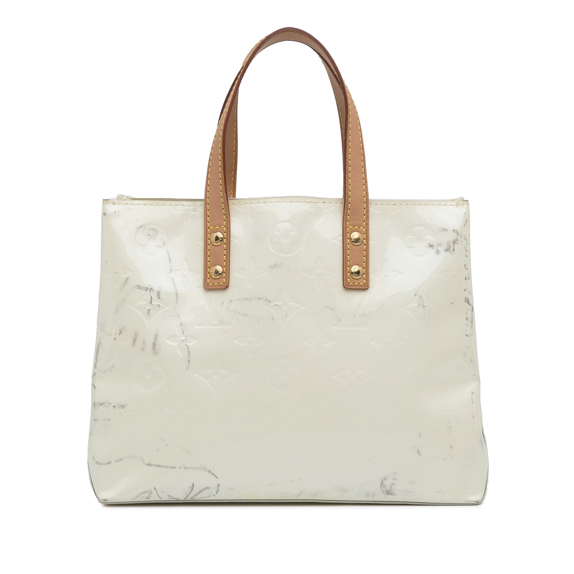 Louis Vuitton Pre-Owned Monogram Vernis Reade PM | Unisex | White