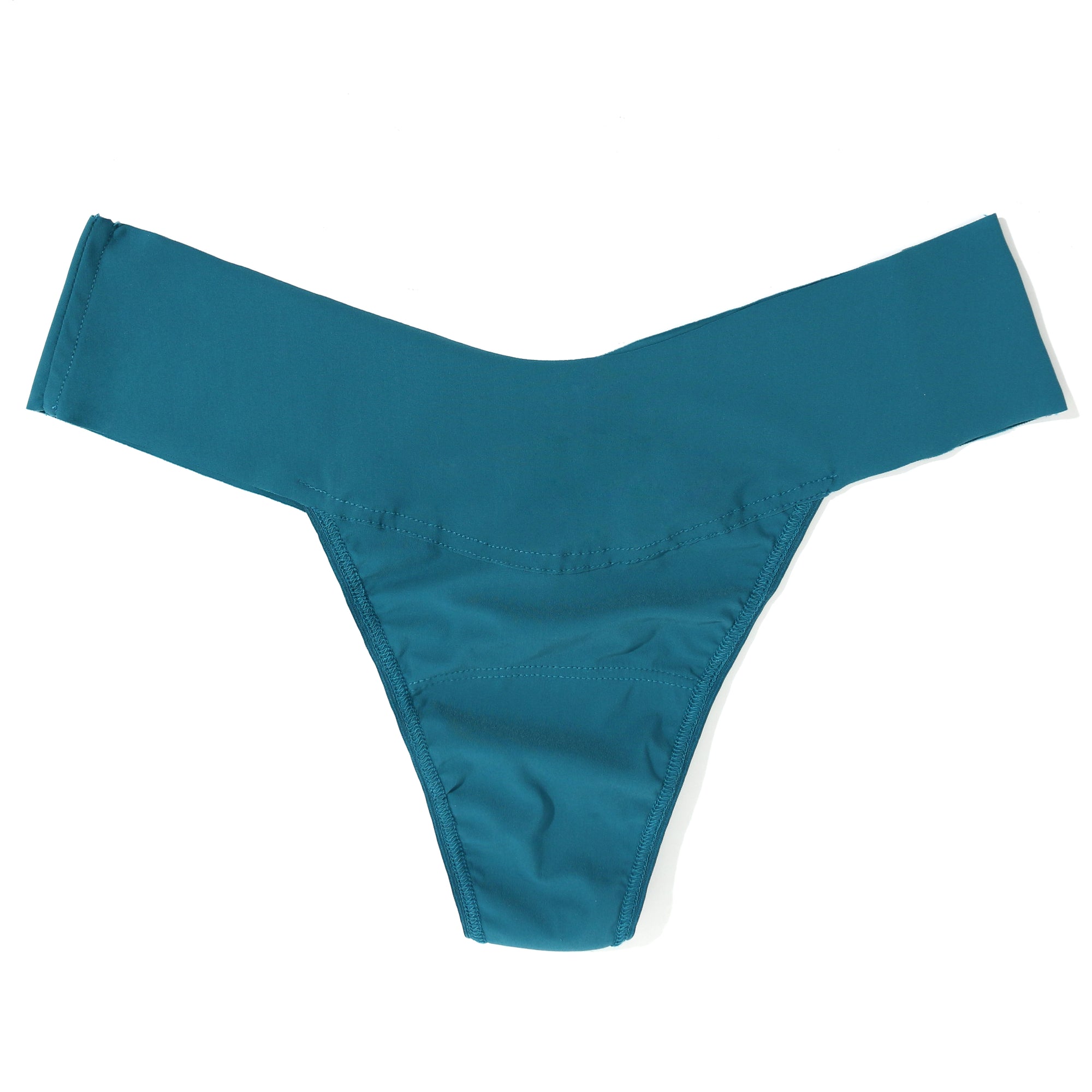 Breathesoft Natural Rise Thong | Earth Dance (Green)