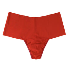 Breathesoft Hi-Rise Thong | Dark Persimmon