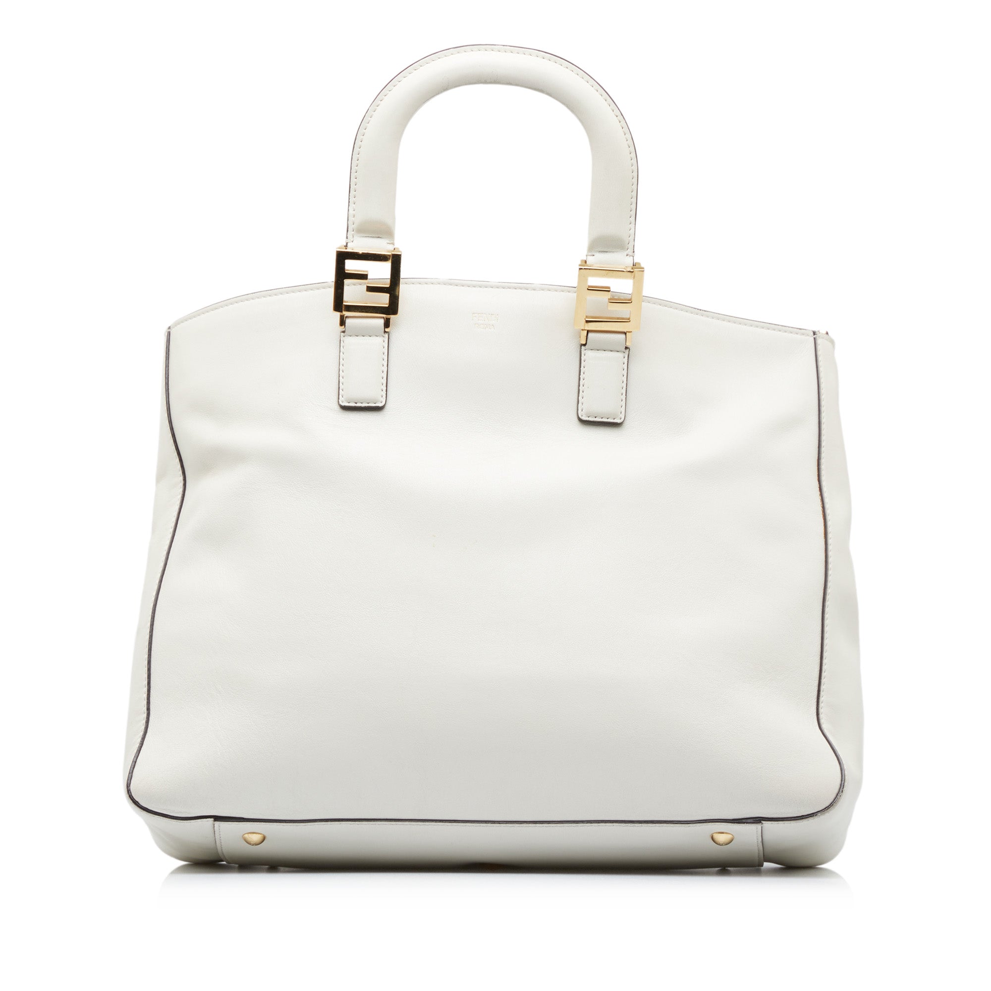 Fendi Pre-Owned Medium Glacier FF Tote | Women | White