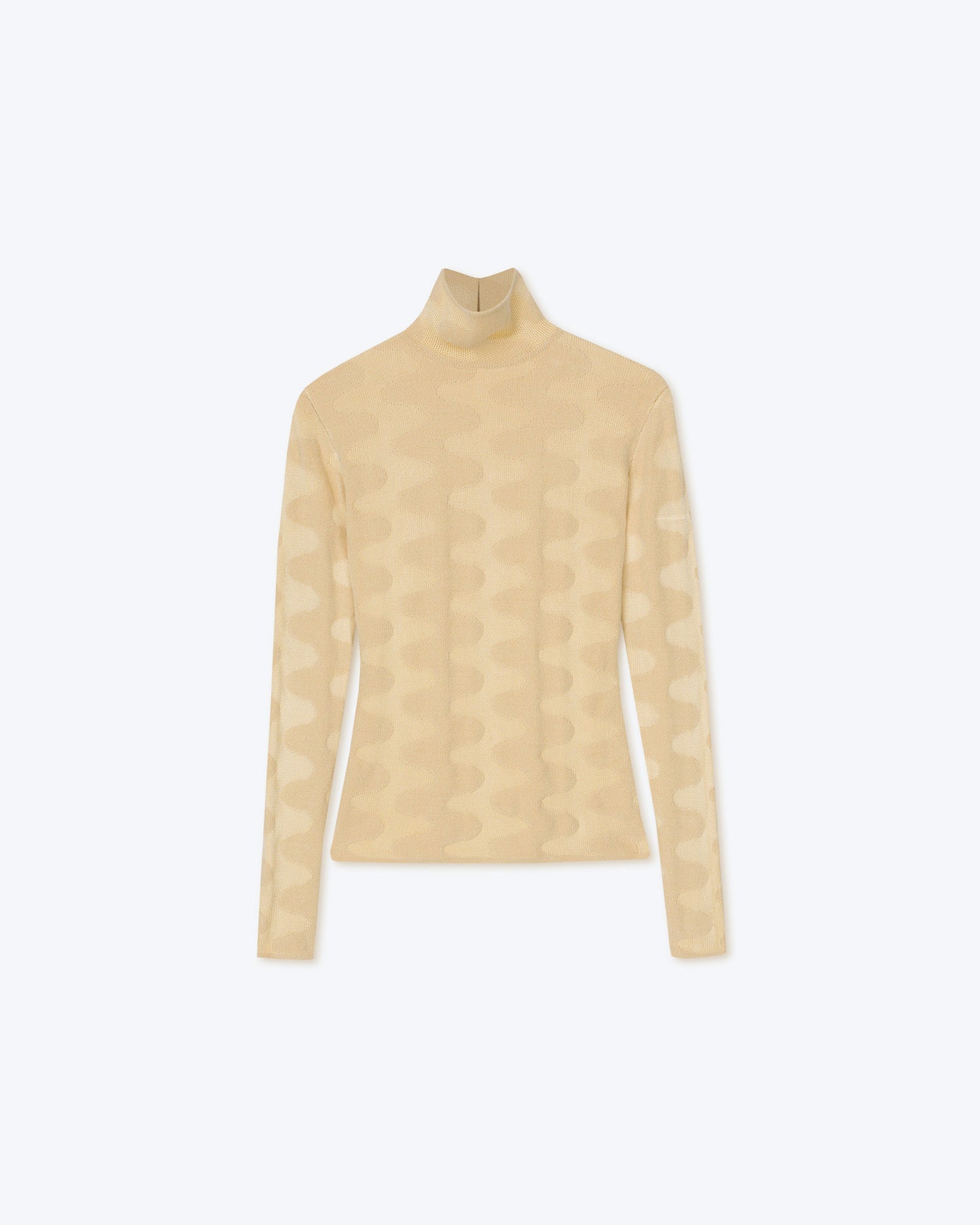 Womens | Myke Roll Neck Top | Creme