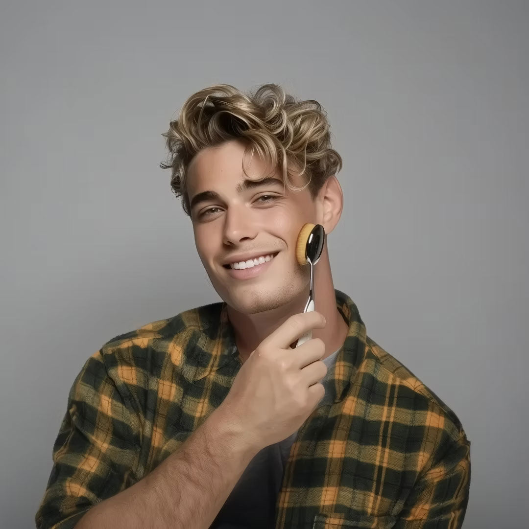 Elite Brush Oval 7 | Black Finish