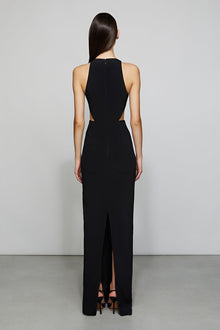 Etochs | Naomi Halter Cut Out Gown | Black