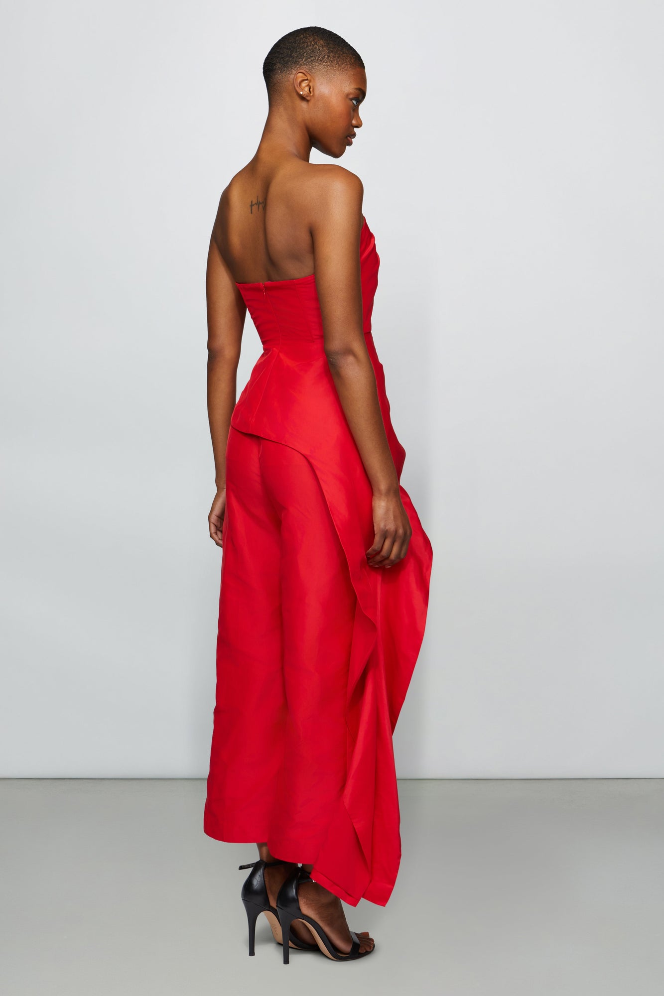 Etochs | Emelie Peplum Top | Scarlet