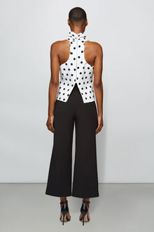 Etochs | Julia Top | Large Dot Ivory